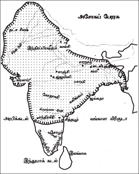 Extent of Asoka’s Empire
